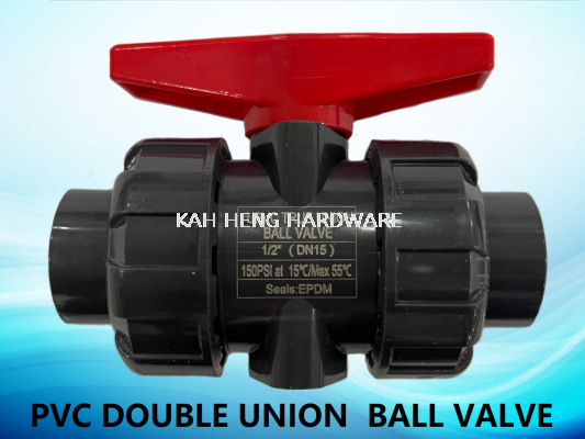 PVC DOUBLE UNION  BALL VALVE