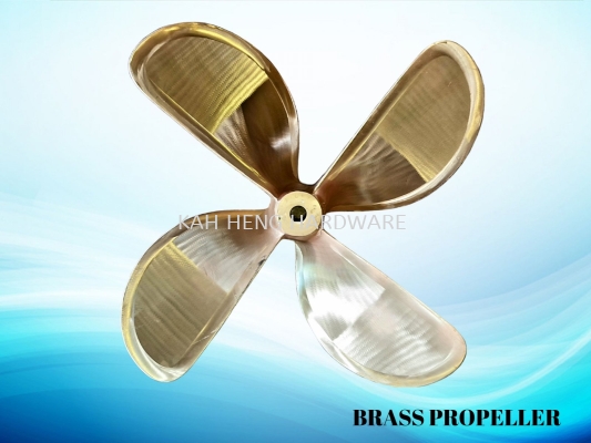 Ϻβ 4 BLADE BRASS MARINE PROPELLER 