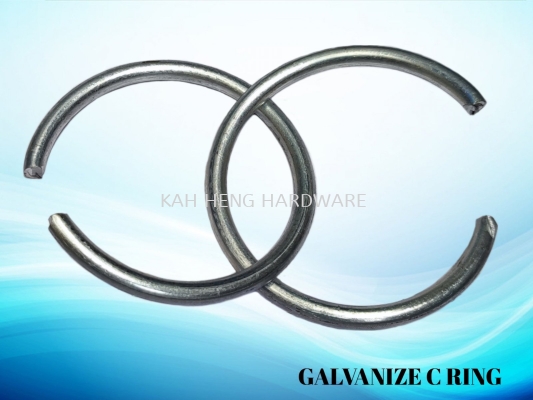 GALVANIZE C- RING (  )   (50 KGS)