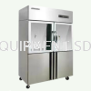 4 Door Chiller Freezer (Up-Glass Door; Down-Solid Door) Chiller Freezer Series Commercial Refrigerator & Showcase