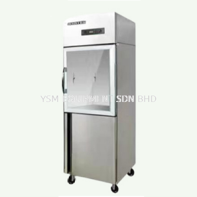 2 Door Chiller Freezer (Up-Glass Door; Down-Solid Door)