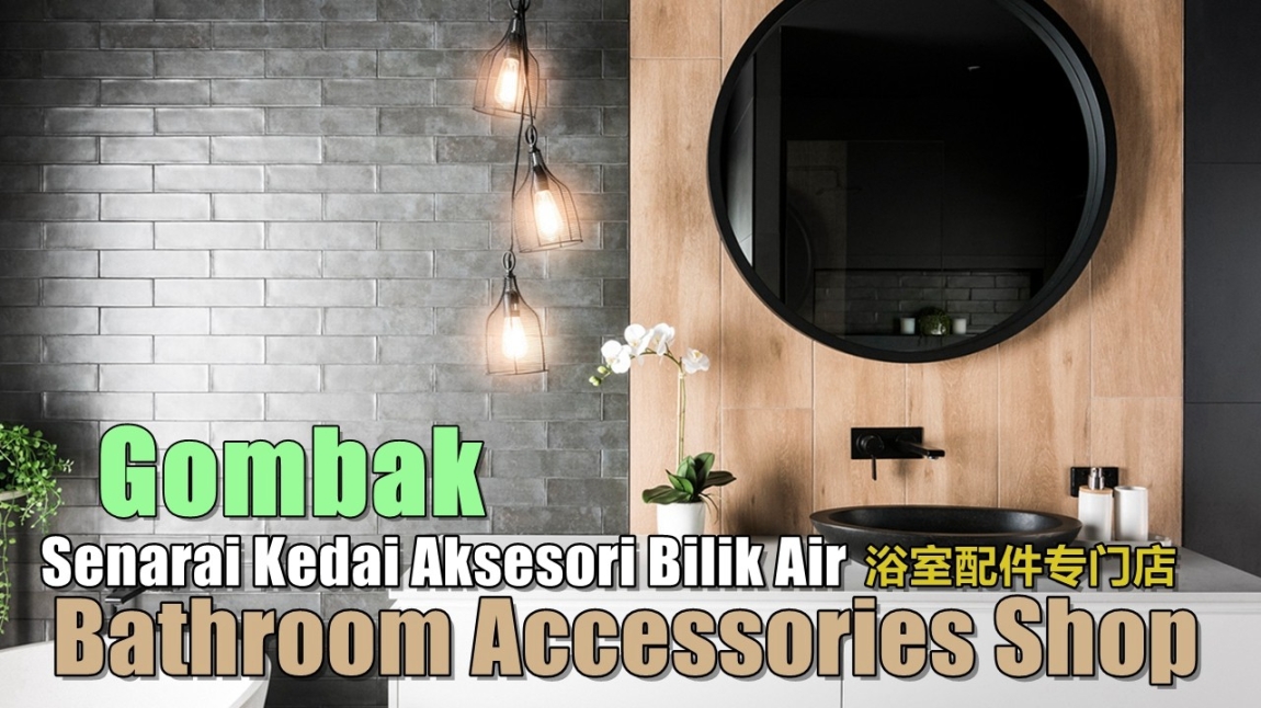 Senarai Kedai Aksesori Bilik Air Di Gombak Kedai Alat-alat Bilik Air Di Selangor / Lembah Klang / Klang / Cheras / Kuala Lumpur / Shah Alam Bilik Mandi & Aksesori Bilik Air Senarai Pedagang