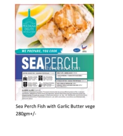 SEA PERCH FISH WITH GARLIC BUTTER VEGE 