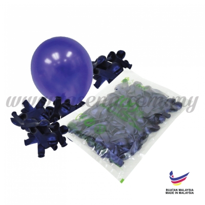 5inch Metallic Balloon - Purple 100pcs (B-MR5-863)
