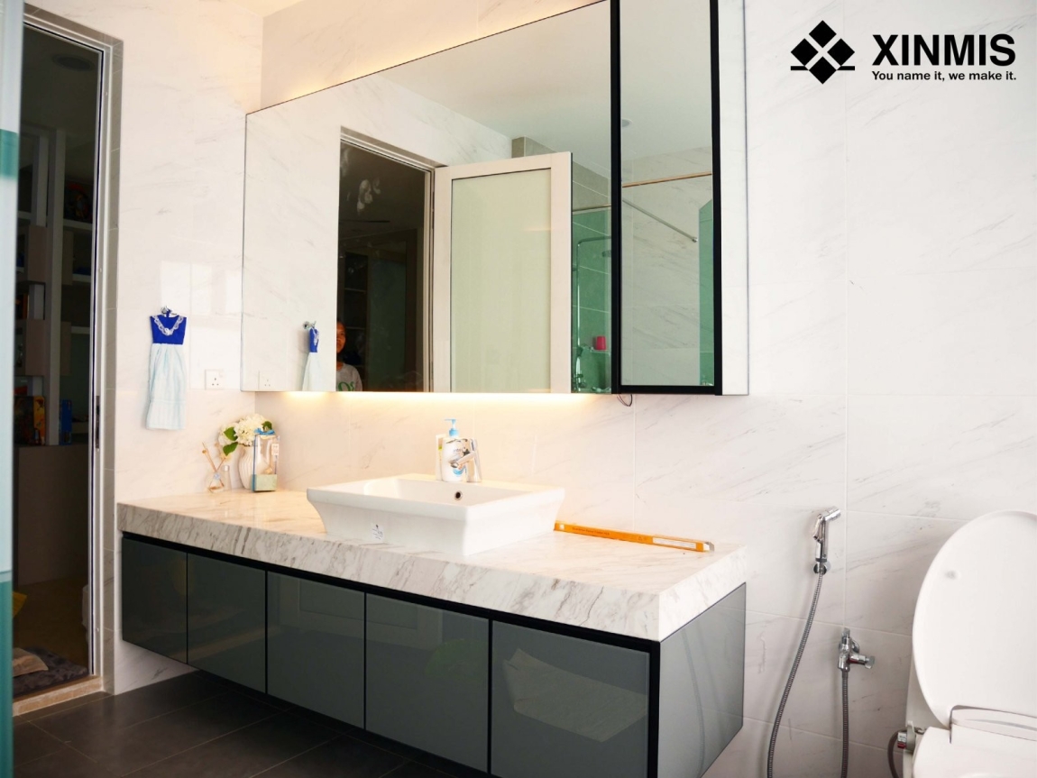 Xinmis 22 Ready Made Wash Basin Cabinet Bathroom / Washroom Choose Sample / Pattern Chart