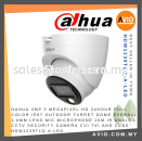 Dahua 2MP 2 Megapixel HD 24Hour Full Color IP67 Outdoor Turret Dome Mic Microphone Analog CCTV Camera HDW1239TLQ-A-LED