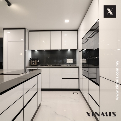 Malacca Aluminium Kitchen Cabinet Design Sample