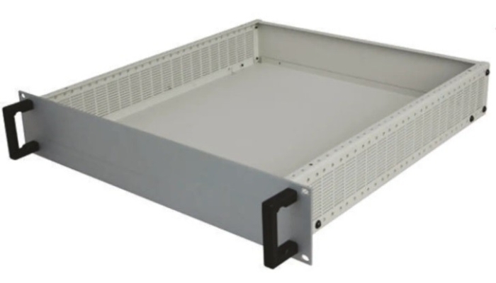 665-7646 - RS PRO, 4U Heavy Duty Rack Mount Case Ventilated, 177 x 483 x 466mm