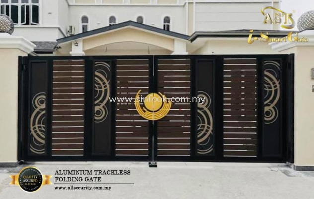 ALUMINIUM TRACKLESS FOLDING GATE