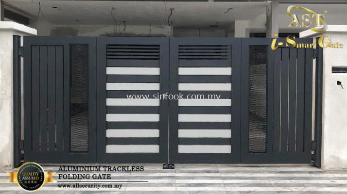 ALUMINIUM TRACKLESS FOLDING GATE