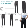 TROUSER FLAT FRONT Long / Short Pant Apparel / Uniform
