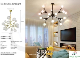 Special Lighting YCL6801 G9x18 Modern Pendant Light