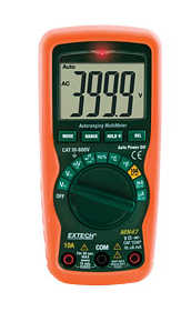 extech mn47 : 12 function compact multimeter + ncv