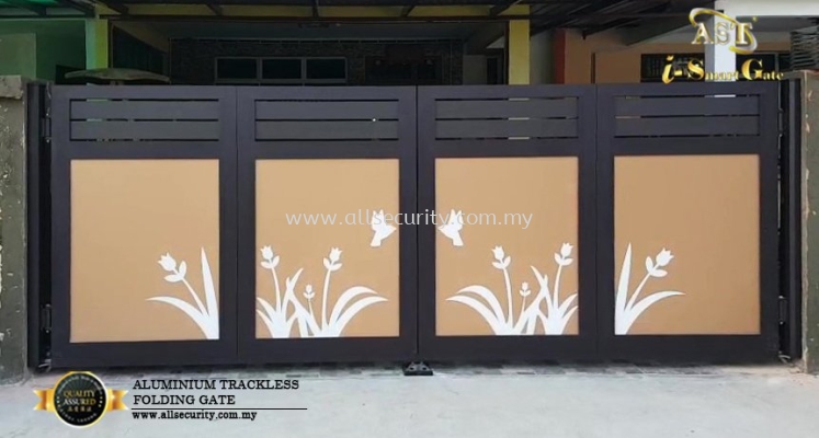 ALUMINIUM TRACKLESS FOLDING GATE