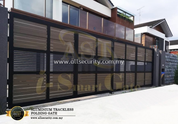 ALUMINIUM TRACKLESS FOLDING GATE