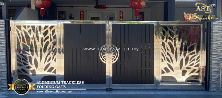 ALUMINIUM TRACKLESS FOLDING GATE