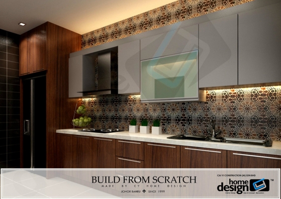 Wet Kitchen Cabinet 3D Design