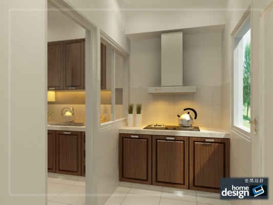 Reka Bentuk 3D Kabinet Dapur basah