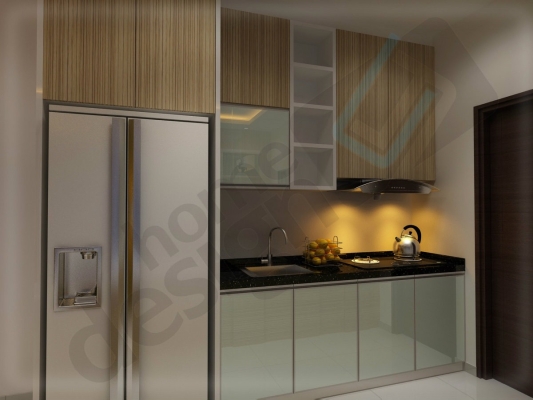 Wet Kitchen Cabinet 3D Design