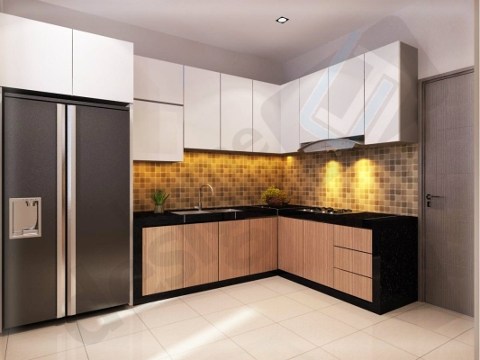 Wet Kitchen Cabinet 3D Design