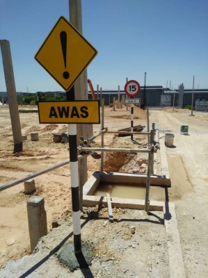 Construction Site Directional Signage