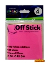 Fluorescence Sticky On Note 100 Sheets (2PCS / PACK) Stick Notes Writing & Correction Stationery & Craft