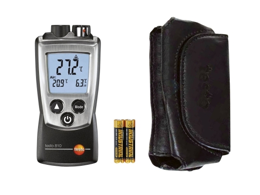 CLIMATE THERMOMETER AND INFRARED THERMOMETER - TESTO 810