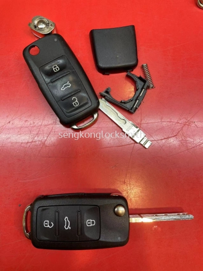 replace volkswagen car remote control casing