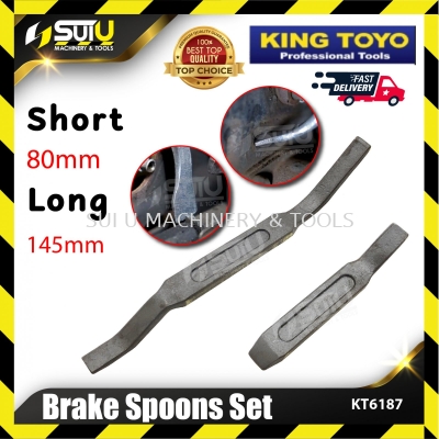 KING TOYO KT6187/ KT-6187 2PCS Brake Spoons Set