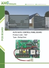 AUTO GATE PCB BOARD AUTO GATE PCB BOARD SECURITY PRODUCT