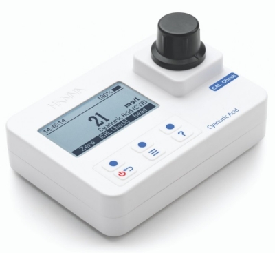 HI97722 Cyanuric acid photometer: Range 0 to 80 mg/L - meter