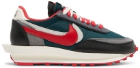 sacai x Undercover x LDWaffle 'Midnight Spruce University Red' Nike Sacai