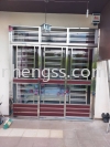  SLIDING DOOR STAINLESS STEEL