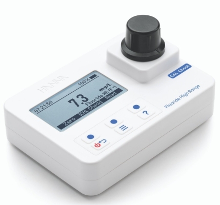 HI97739 Fluoride HR photometer: Range   0.0 to 20.0 mg/L (ppm) - meter only