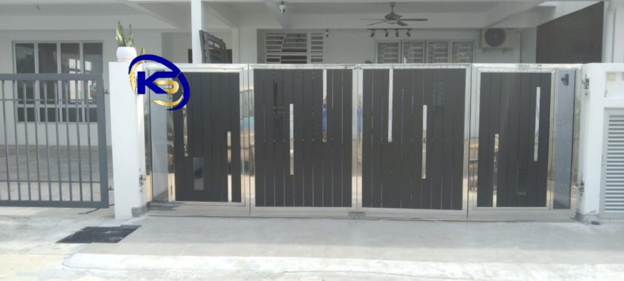 Folding Gate Jalan SW2B, Taman Suria Warisan, Sepang