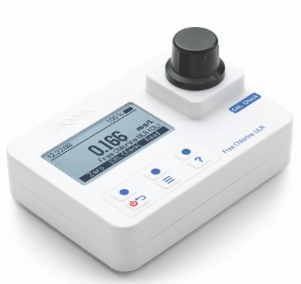 HI97762 Free Chlorine Ultra Low Range Portable Photometer with CAL Check