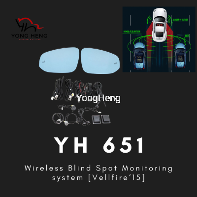 Wireless Blind Spot Monitoring system [Vellfire15] [YH651]