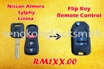 promotion nissan almera/sylphy/livina car flip key remote control PROMOTION