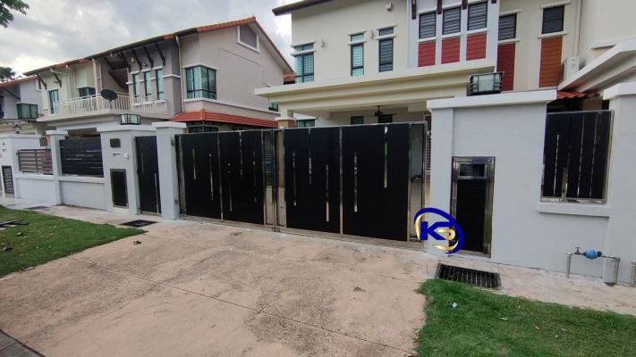 Folding Gate, Side Gate, Fencing, Meter Box & Dustbin Grill Jalan BK 8/1D, Bandar Kinrara Puchong