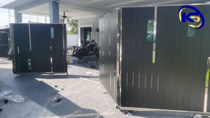 Folding Gate Jalan Permai 7/1, Taman Kerian Permai, Parit Buntar