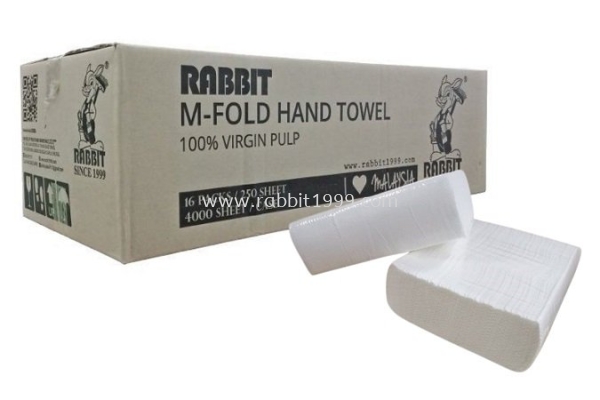 RABBIT M-FOLD HAND TOWEL