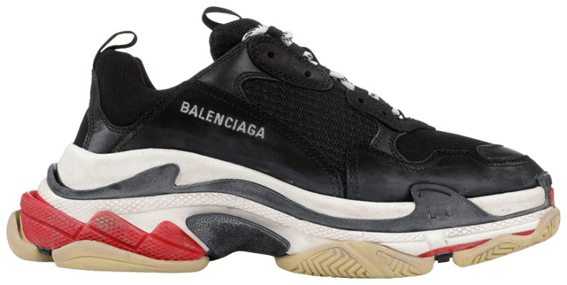 Balenciaga Triple S Sneaker 'Black Red' 2018