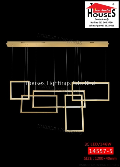 HANGING 14557-5 146W LED-MIX(3C)