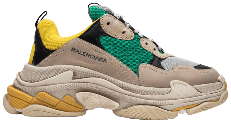 Balenciaga Triple S Sneaker 'Green Yellow' 2018