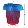 (550)Garbage Bag Small Size Rubbish Bag/Garbage Sack/Rubbish Sack/Beg Sampah/Karung Sampah 18” x 20”, 30 pcs +/- Bag - Singlet Bag / T-Shirt / Handle Bag 