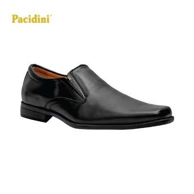 MEN SLIP ON LEATHER SHOE (MM 6260-BK) (SES.X)