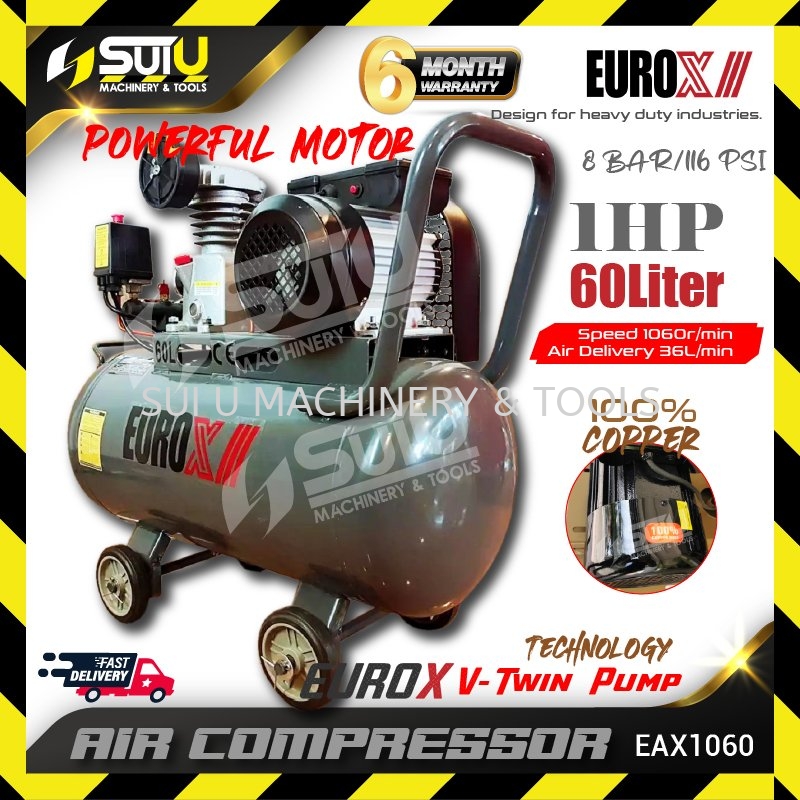 EUROX EAX1060 EAX 1060 EAW1060 60L 1HP Air Compressor 1 0HP Air eurox-eax1060-eax-1060-eaw1060-60l-1hp-air-compressor-1-0hp-air
