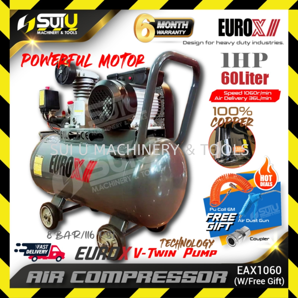 EUROX EAX1060 EAX 1060 EAW1060 60L 1HP Air Compressor 1 0HP Air eurox-eax1060-eax-1060-eaw1060-60l-1hp-air-compressor-1-0hp-air