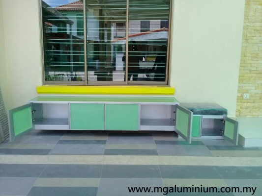 Aluminium Custom Shoe Cabinet Skudai