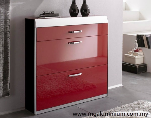 Aluminium Custom Shoe Cabinet Skudai